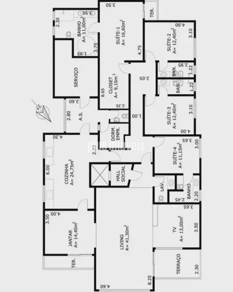 Apartamento, 4 quartos, 250 m² - Foto 26