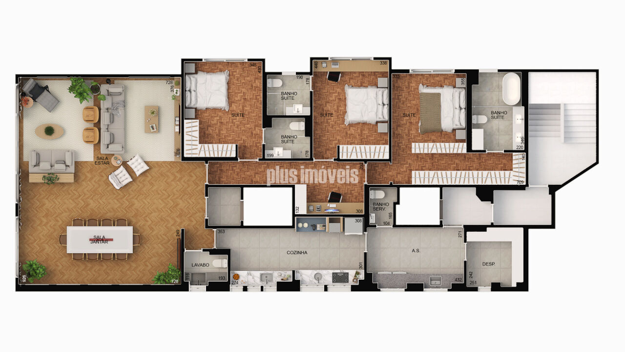 Apartamento, 3 quartos, 220 m² - Foto 9