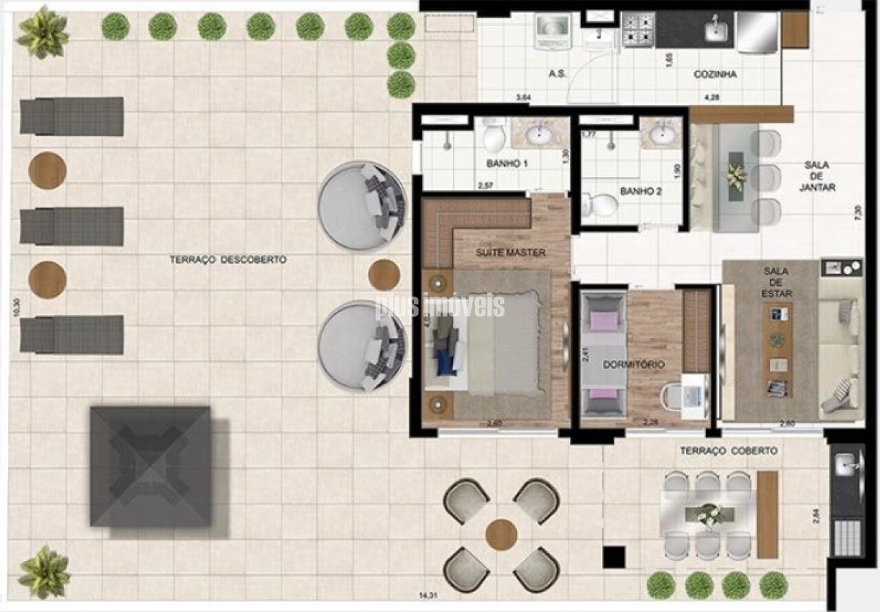 Apartamento, 2 quartos, 161 m² - Foto 33