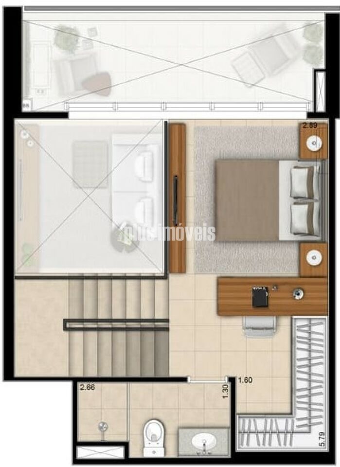 Apartamento, 1 quarto, 68 m² - Foto 40