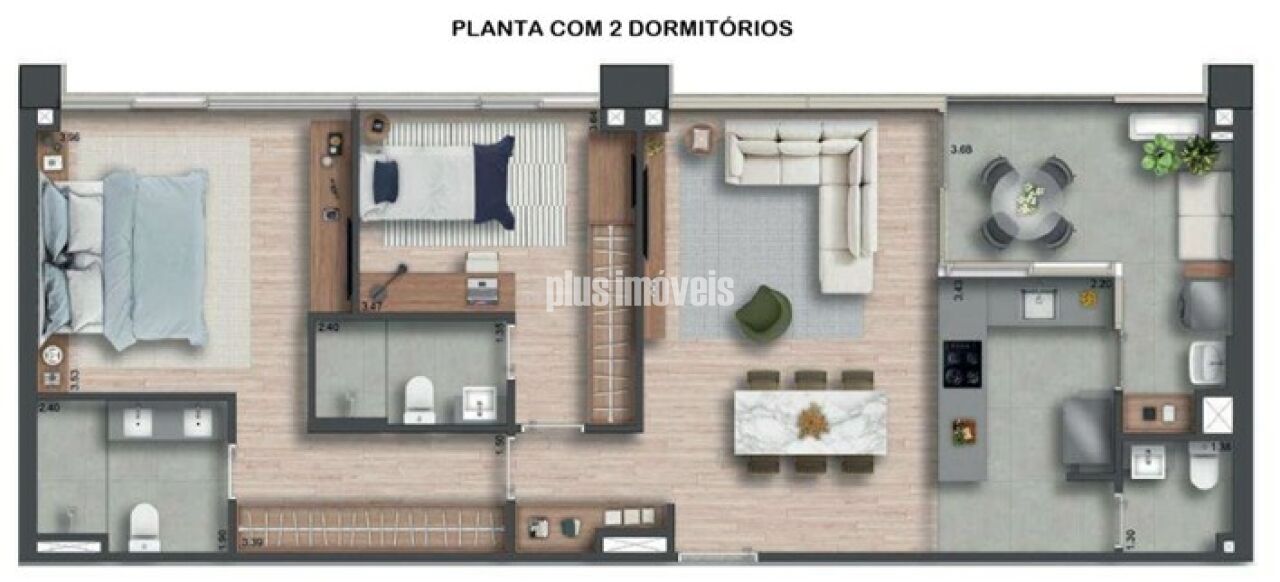 Apartamento, 2 quartos, 87 m² - Foto 38