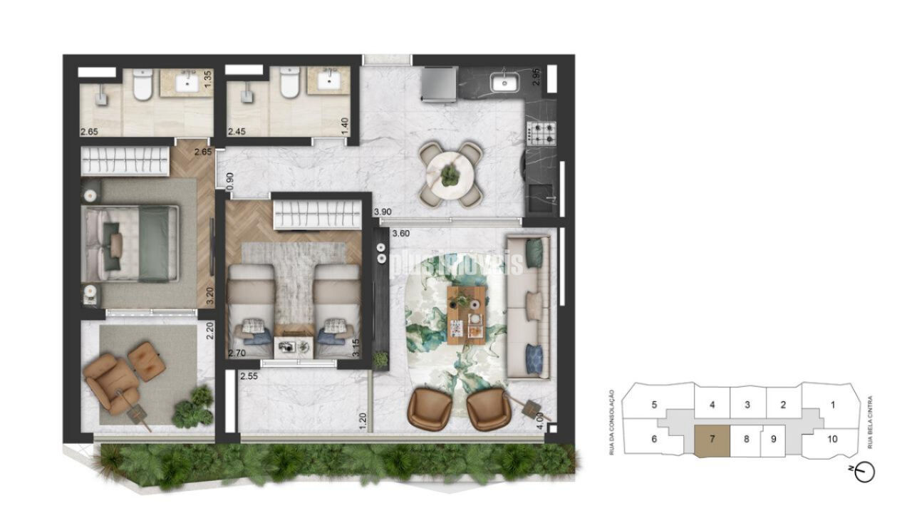 Apartamento, 2 quartos, 83 m² - Foto 16
