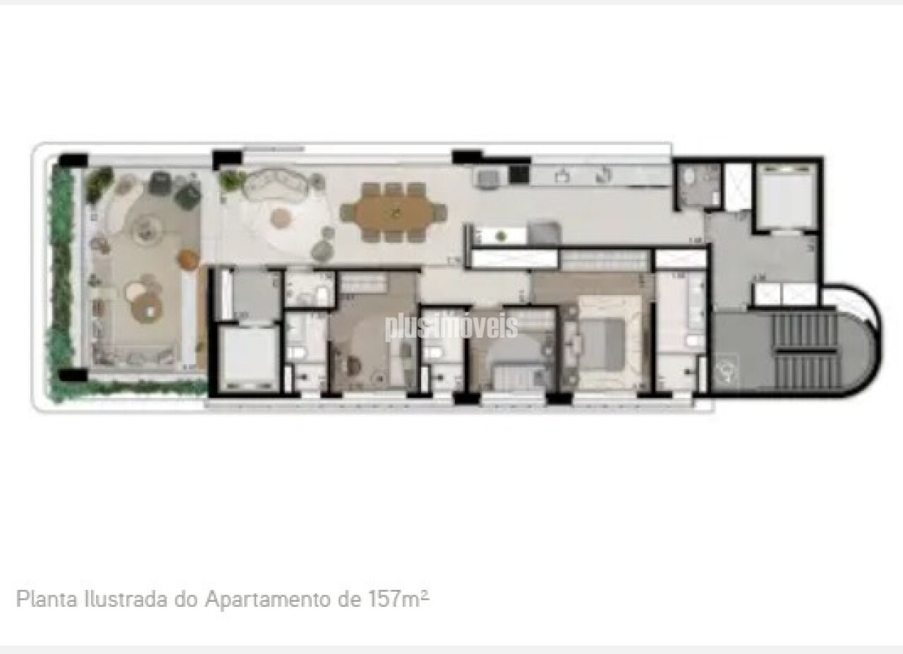Apartamento, 3 quartos, 157 m² - Foto 5