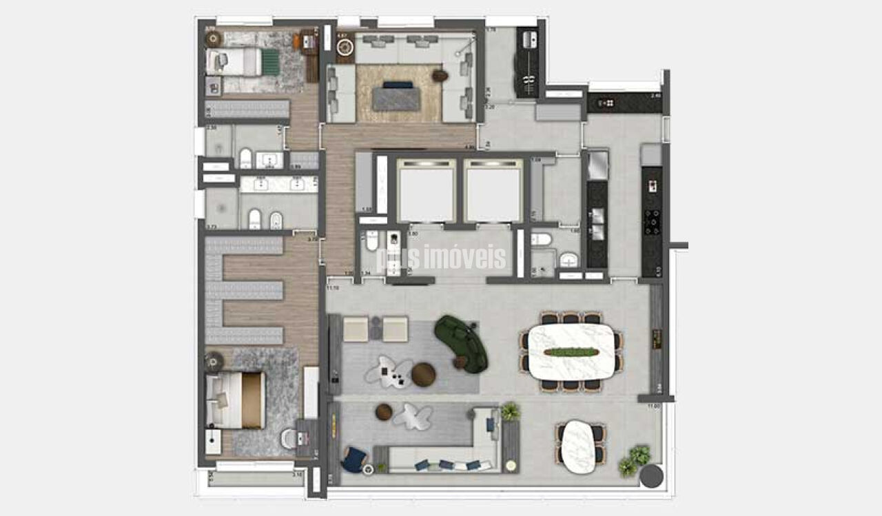 Apartamento, 3 quartos, 240 m² - Foto 10
