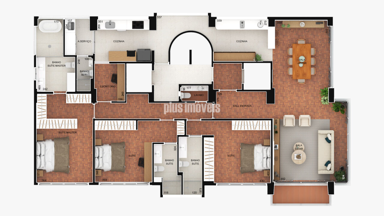 Apartamento, 3 quartos, 211 m² - Foto 5