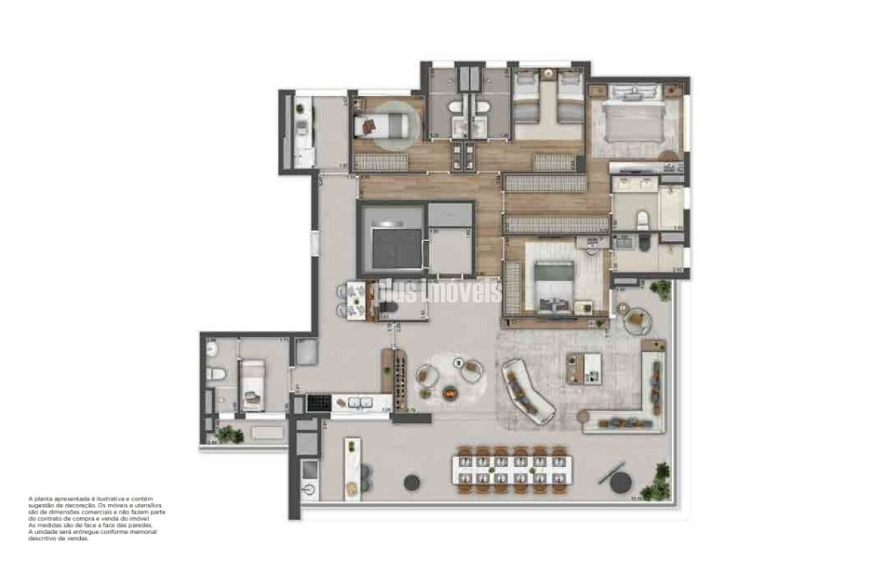 Apartamento, 4 quartos, 217 m² - Foto 9