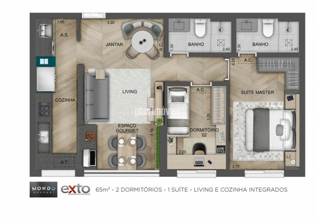 Apartamento, 3 quartos, 100 m² - Foto 18