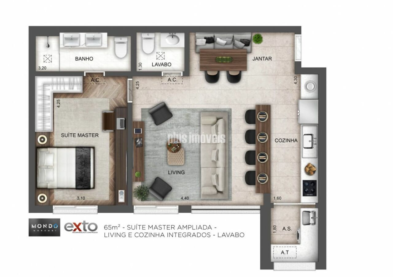 Apartamento, 3 quartos, 100 m² - Foto 20