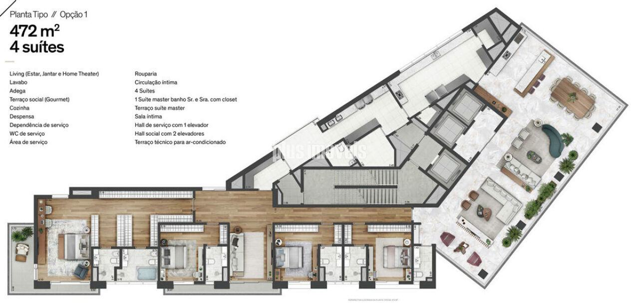 Apartamento, 4 quartos, 472 m² - Foto 12