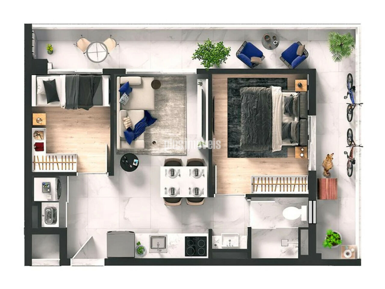 Apartamento, 2 quartos, 51 m² - Foto 12