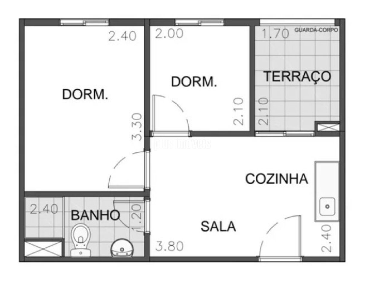 Apartamento, 2 quartos, 31 m² - Foto 15