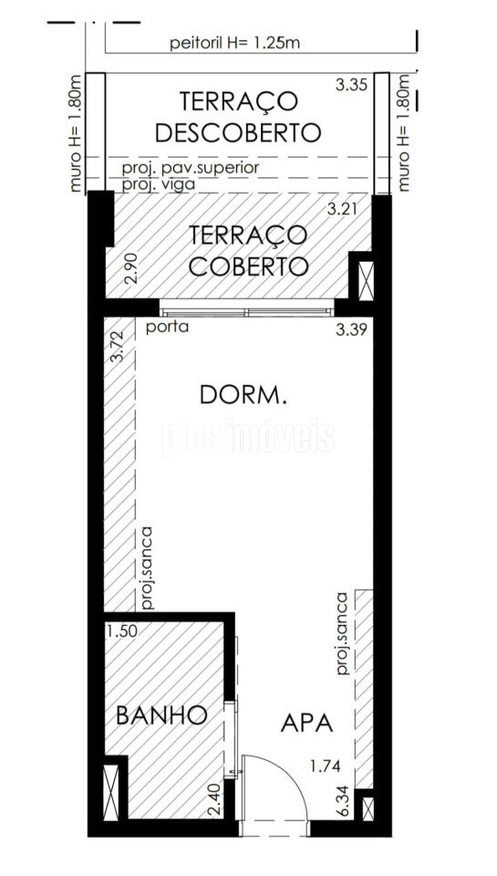Apartamento, 1 quarto, 37 m² - Foto 9