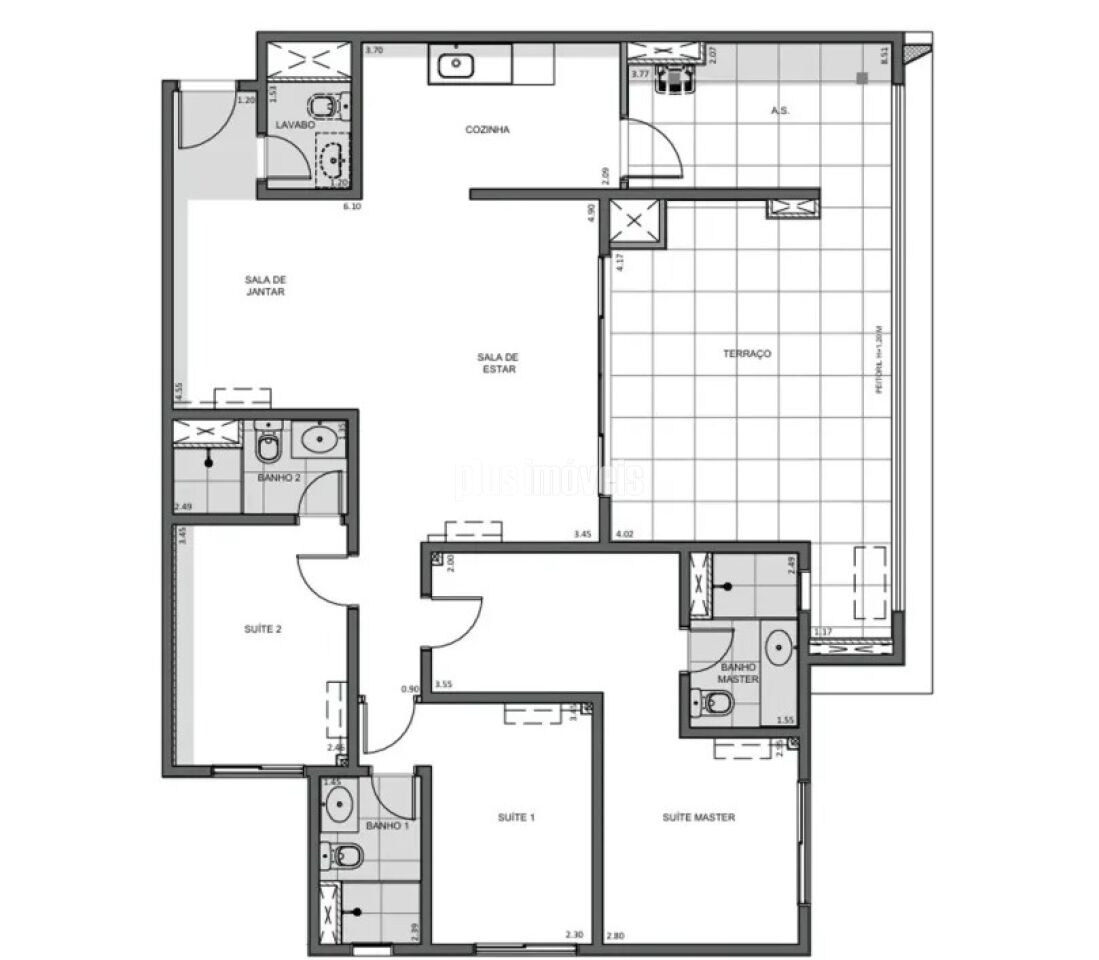 Apartamento, 3 quartos, 125 m² - Foto 17