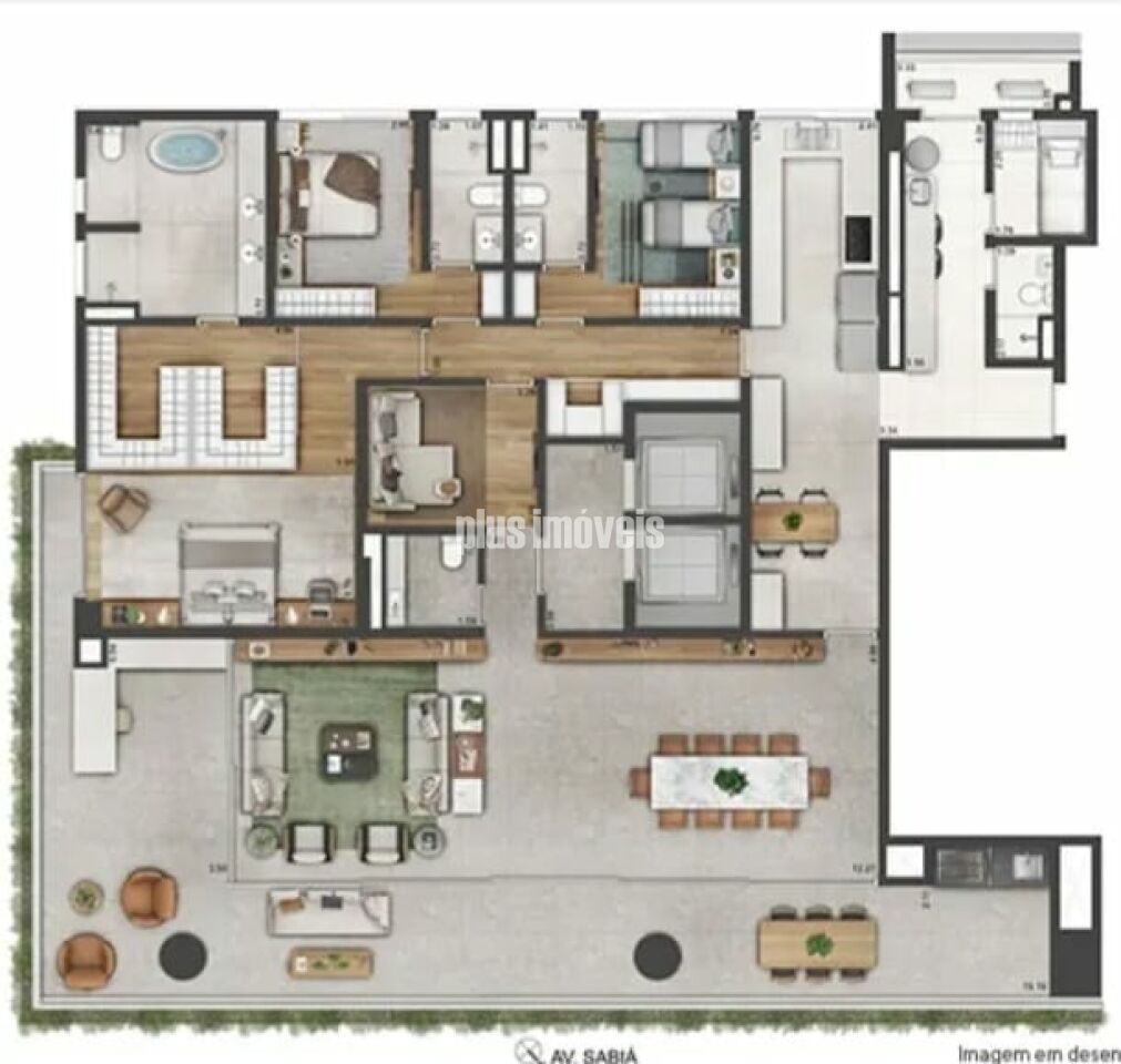 Apartamento, 3 quartos, 317 m² - Foto 9
