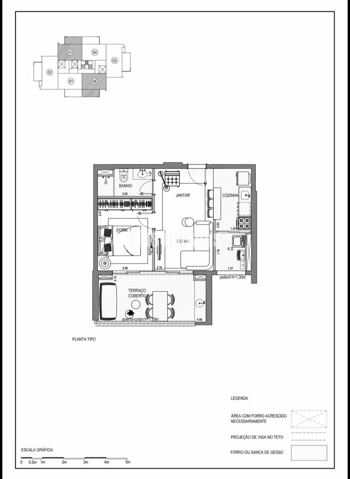 Apartamento, 1 quarto, 51 m² - Foto 10