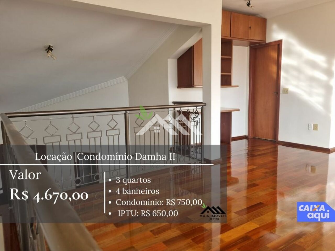 Condomínio para Locação - Residencial Jardins