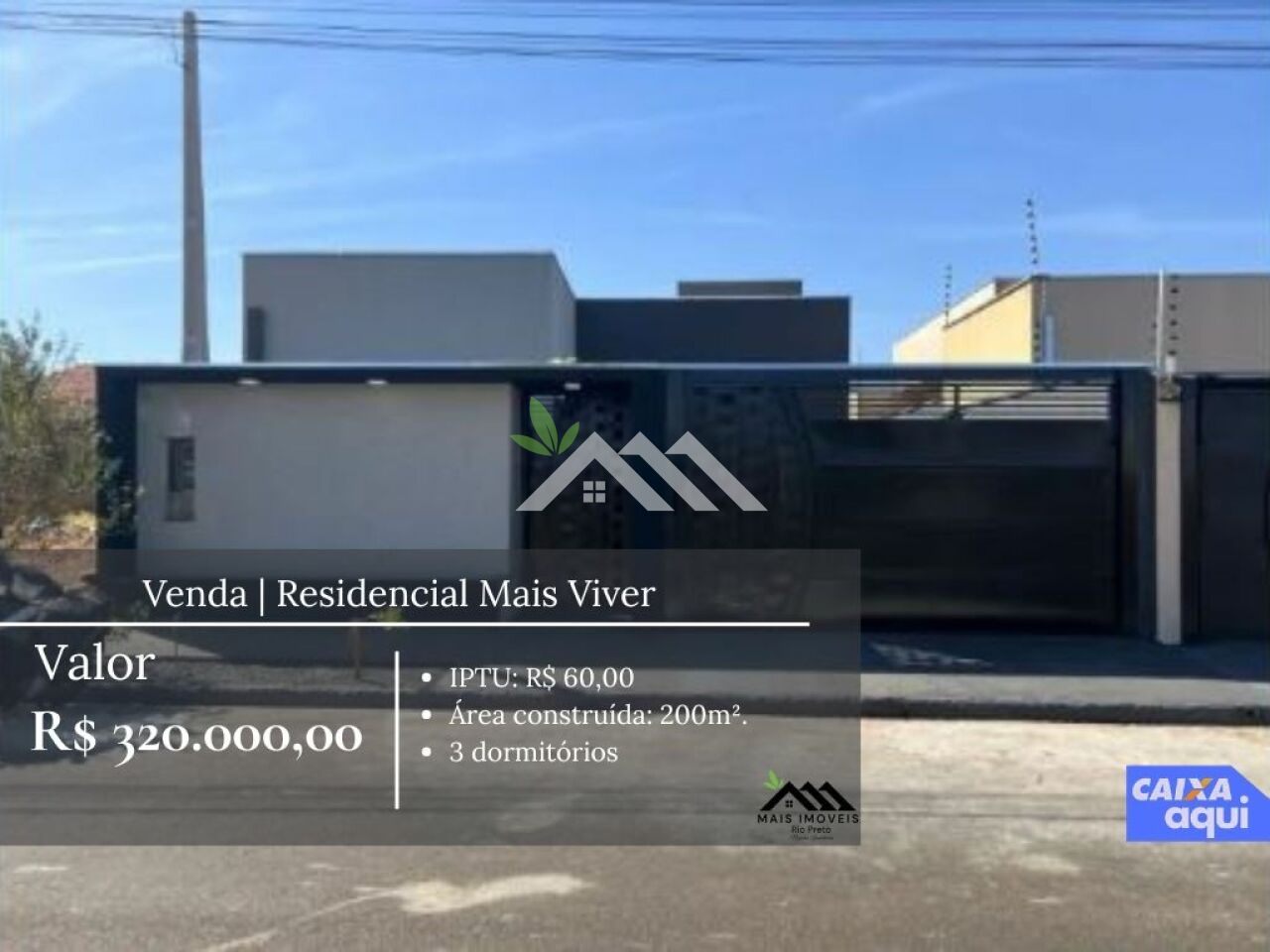 Casa Térrea para Venda - Residencial Mais Viver