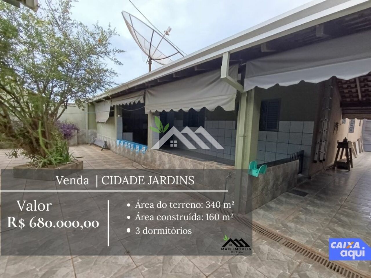 Casa Térrea para Venda - Residencial Cidade Jardim