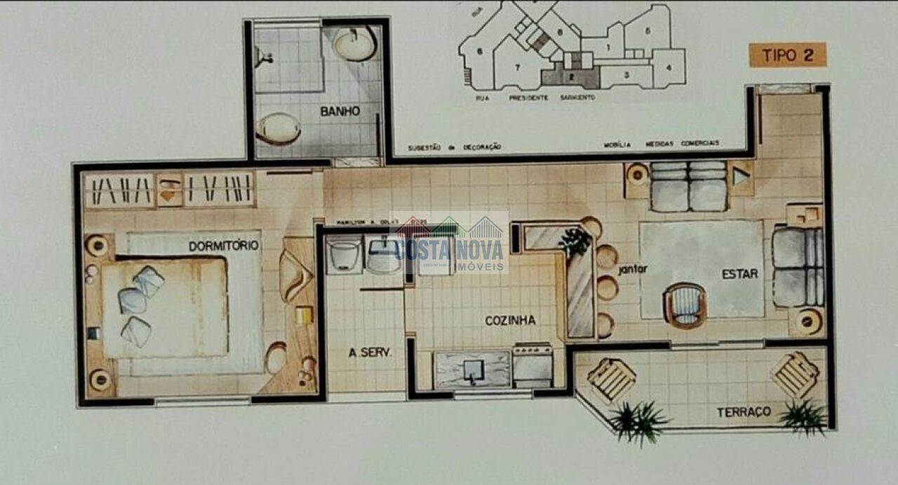 Apartamento, 1 quarto, 50 m² - Foto 18