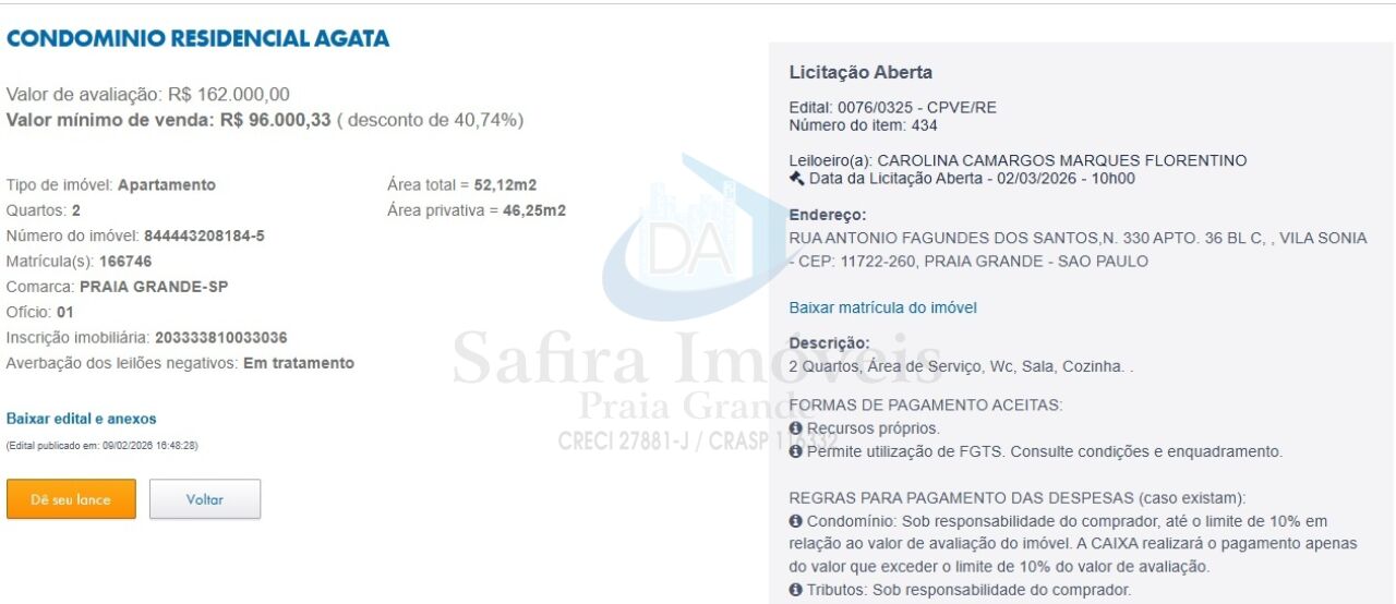 Imóveis Caixa para Venda - Vila Sônia