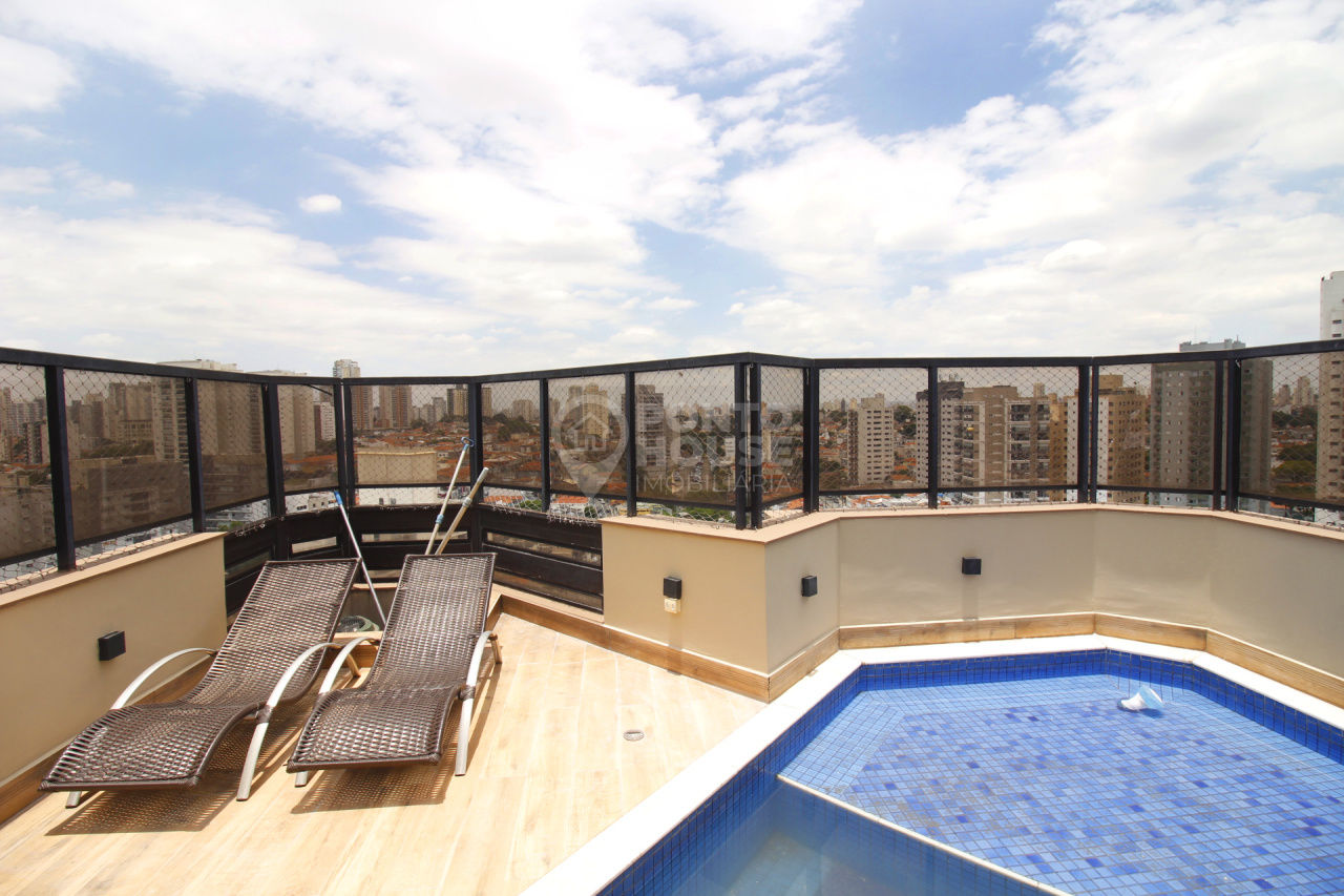 Cobertura com piscina à venda na Saúde 229m, 3 suítes, 3 vagas