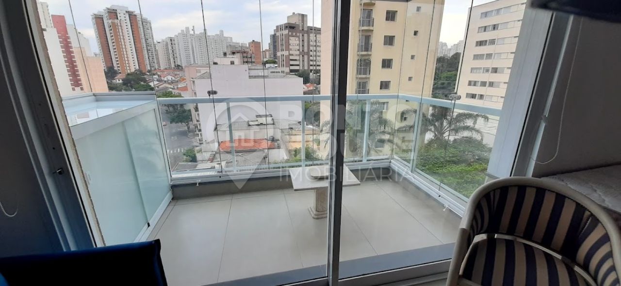 Apartamento para locação na Vila Mariana mobiliado, 1 dormitório e 1 vaga