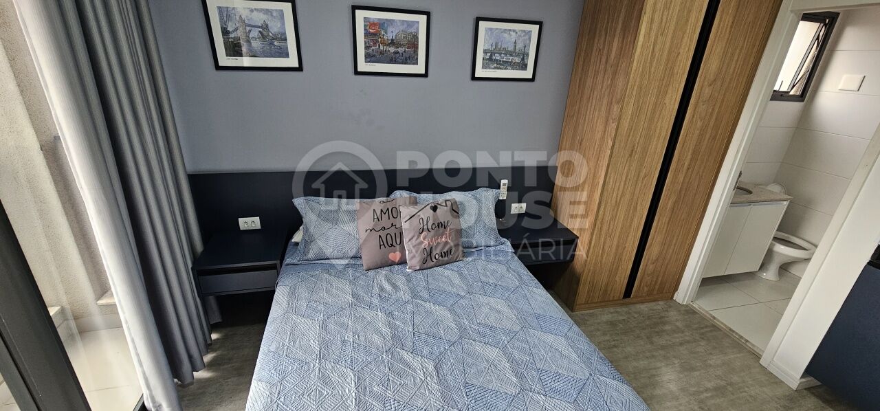Studio à Venda no Campo Belo, Mobiliado, Seminovo, 24,79 m² Privativos