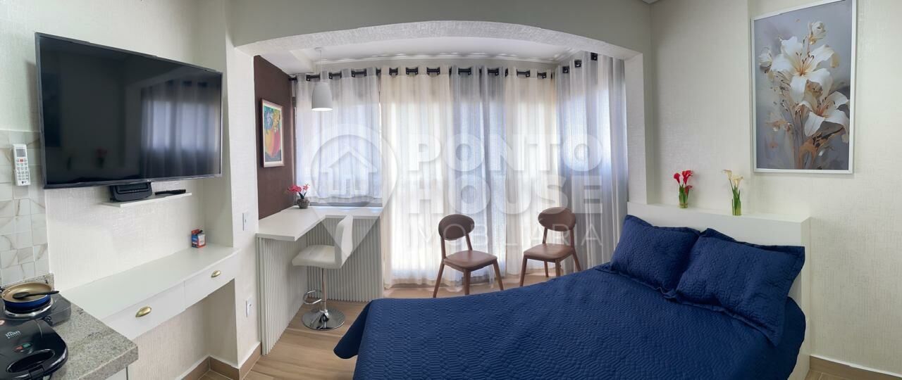 Studio à venda a 400 metros do metrô Paraiso, 1 suíte, 23 m², mobiliado