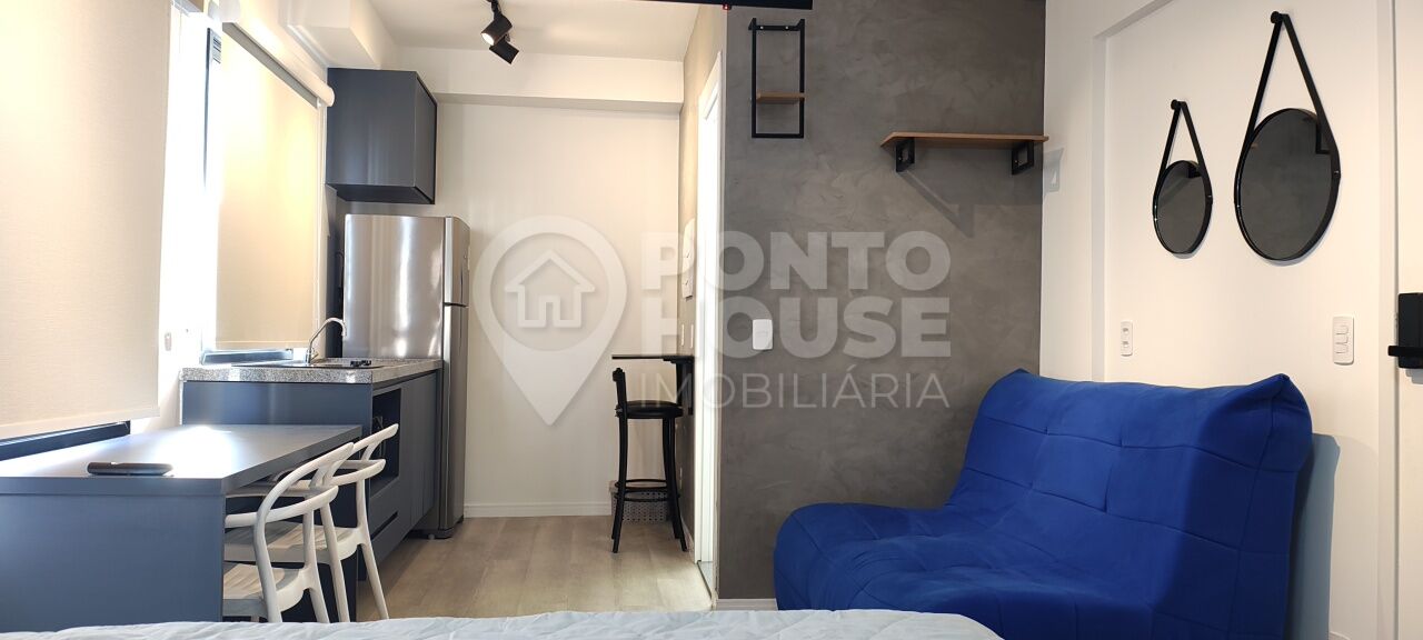 Studio mobiliado para locação na Vila Mariana, 24 m², 3 minutos do metrô