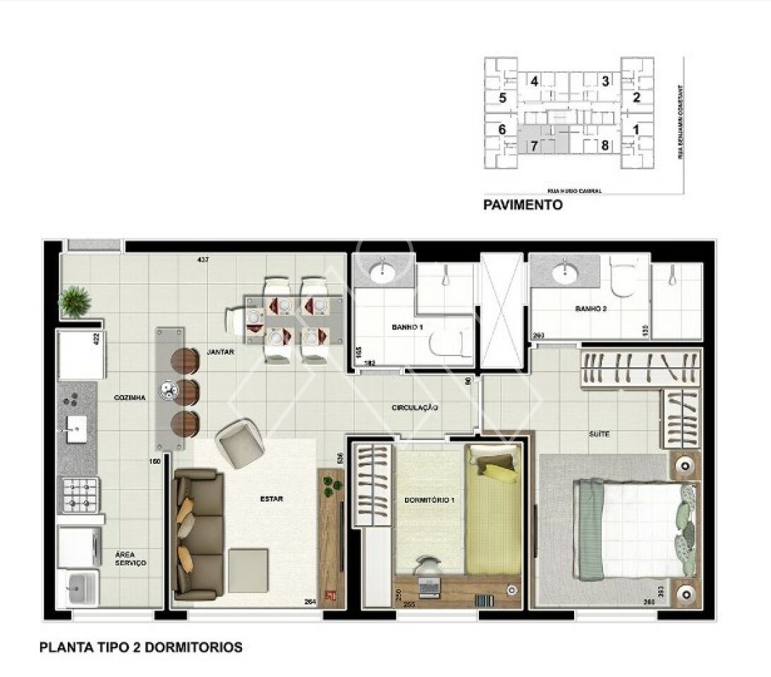 Apartamento, 2 quartos, 55 m² - Foto 10