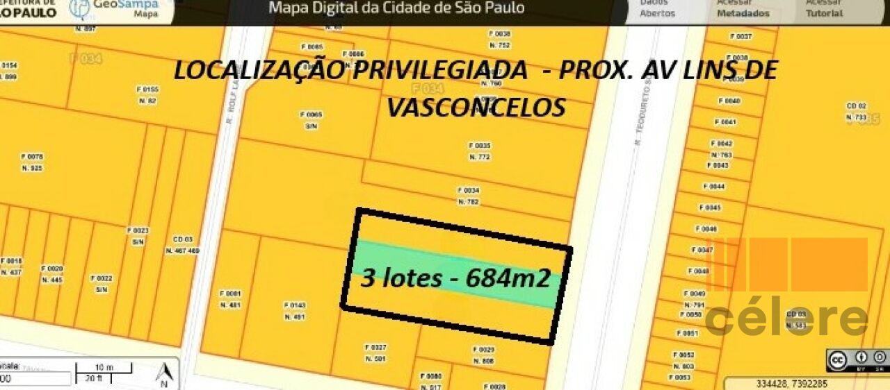 Terreno para Venda - Cambuci