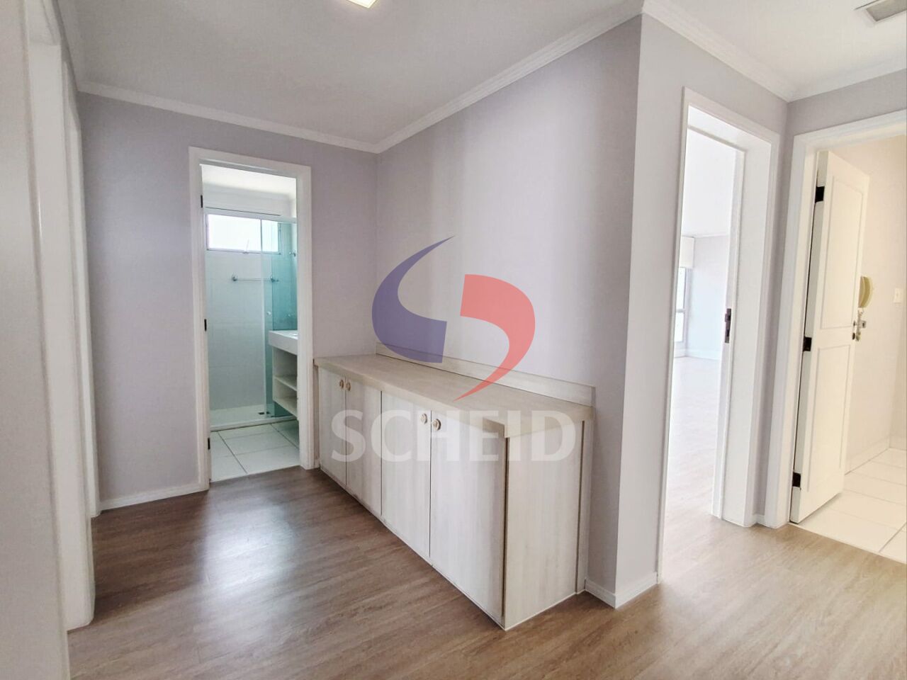 hall de conexão dos quartos e 