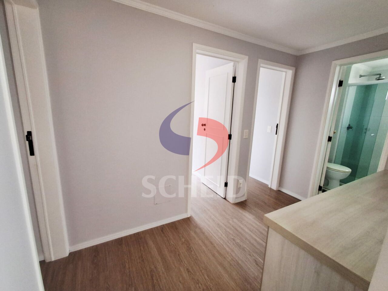 hall de conexão dos quartos