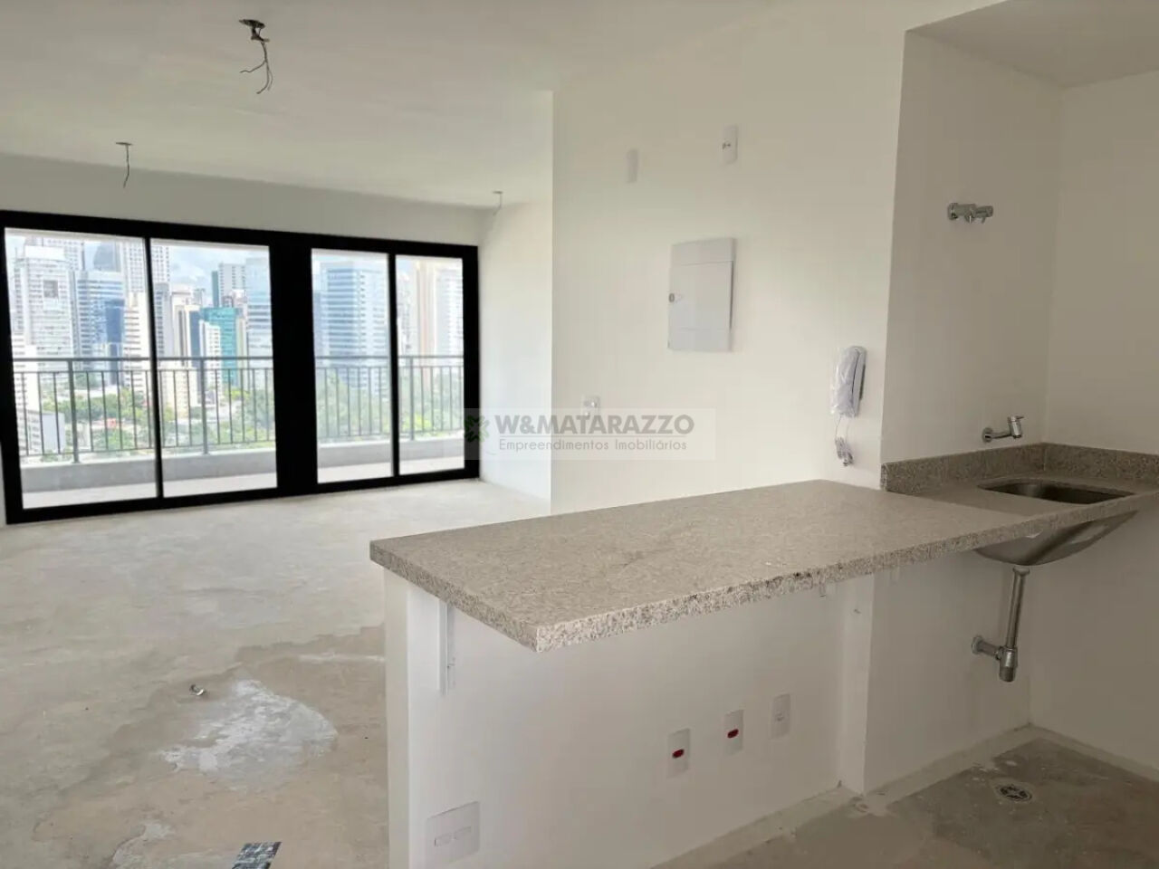 Apartamento Vila Cordeiro 1 dormitorios 2 banheiros 1 vagas na garagem