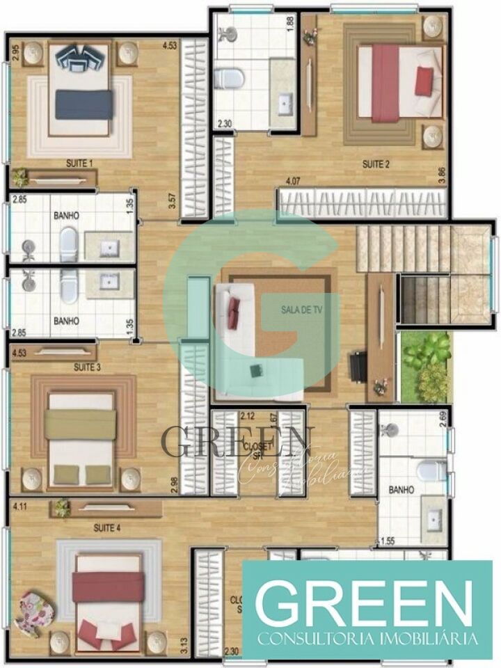 Casa de Condomínio, 4 quartos - Foto 18