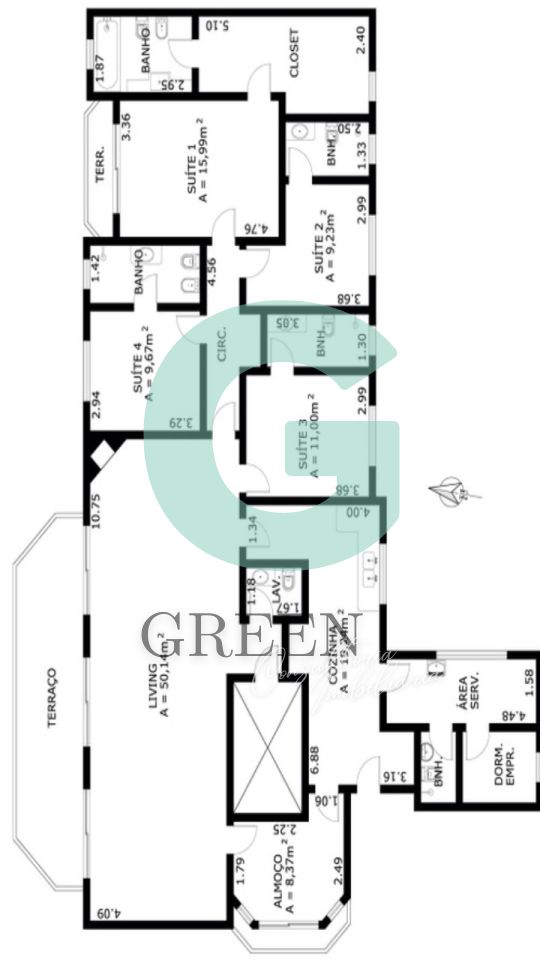 Apartamento, 4 quartos, 248 m² - Foto 12