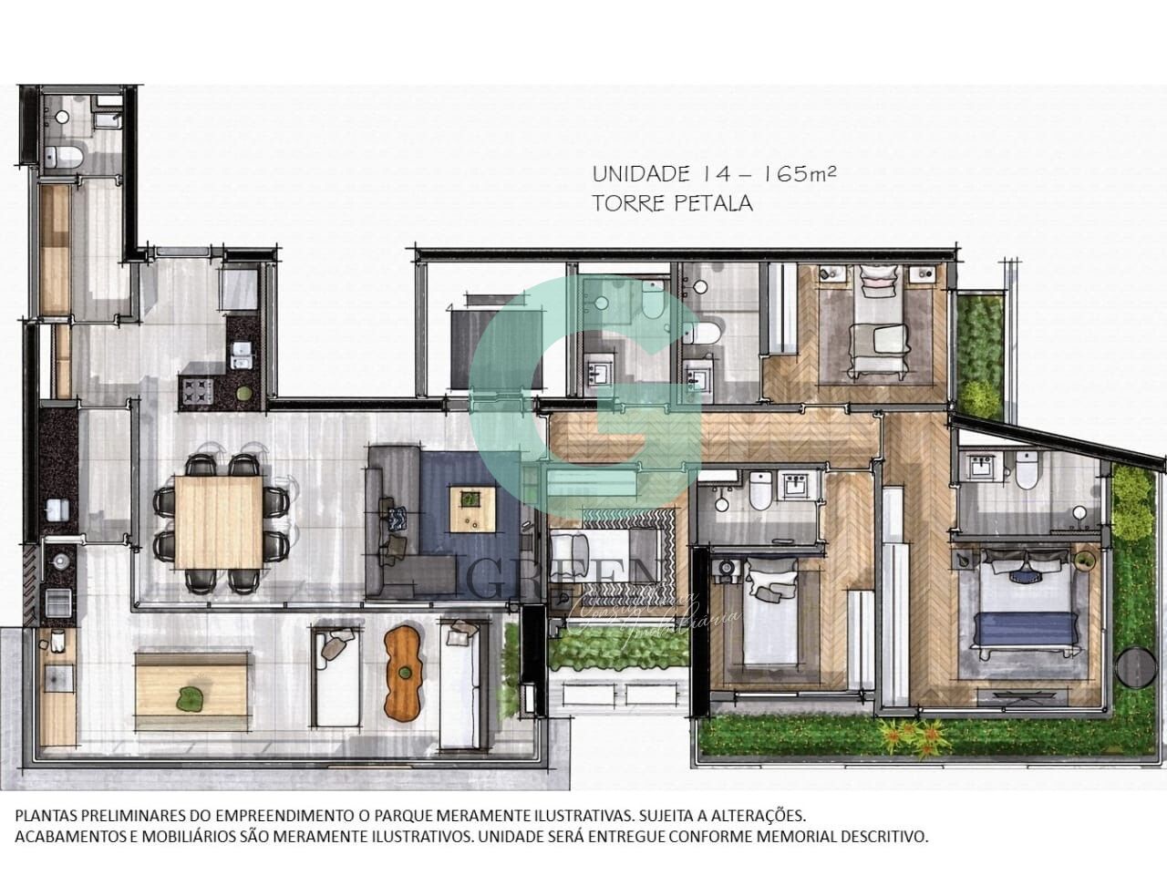 Apartamento, 4 quartos, 163 m² - Foto 2