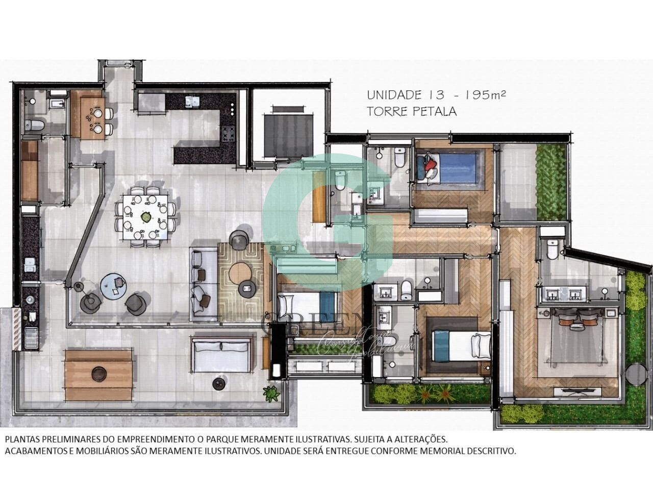 Apartamento, 4 quartos, 197 m² - Foto 5