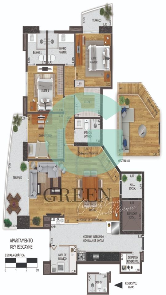 Apartamento, 3 quartos, 165 m² - Foto 28