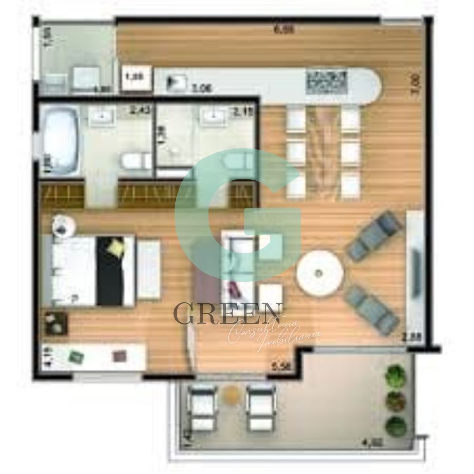 Apartamento, 1 quarto, 78 m² - Foto 10