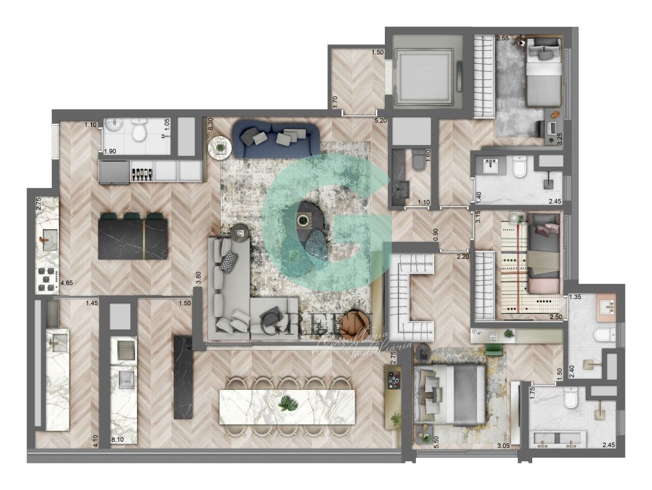 Apartamento, 4 quartos, 159 m² - Foto 17