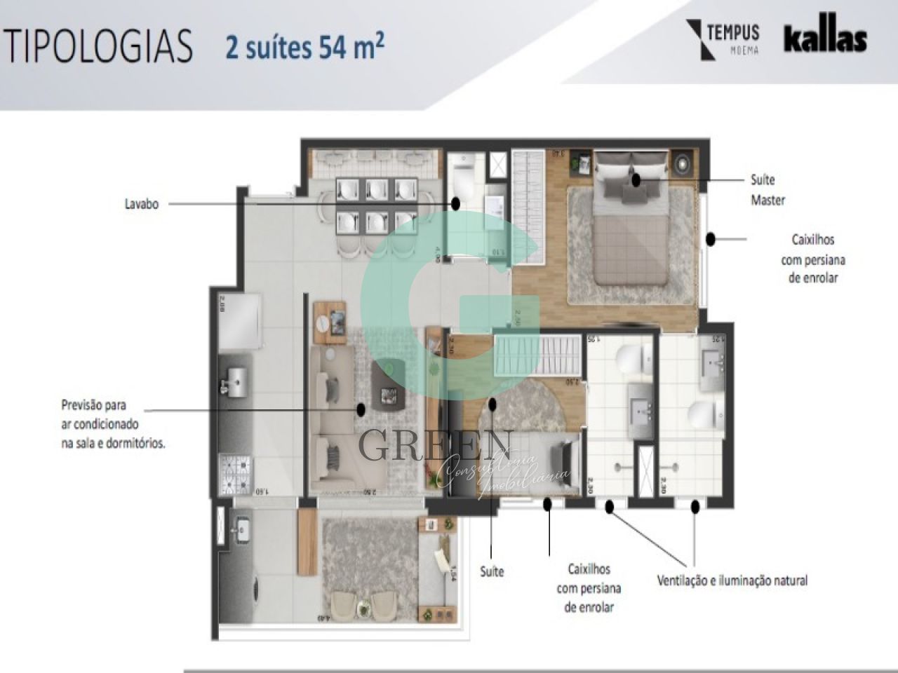 Apartamento, 2 quartos, 54 m² - Foto 18
