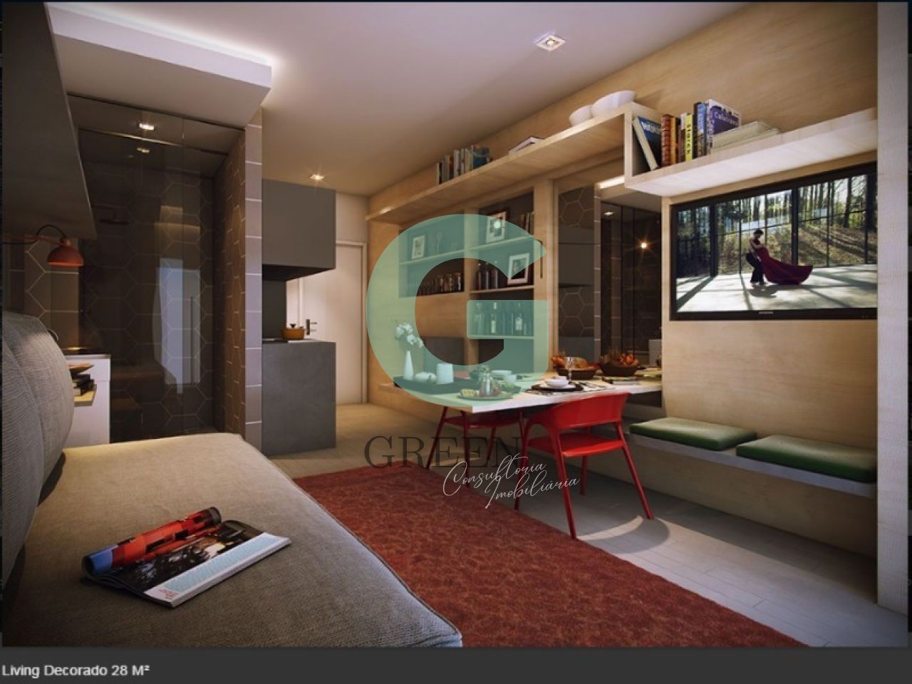 Apartamento, 1 quarto, 29 m² - Foto 1