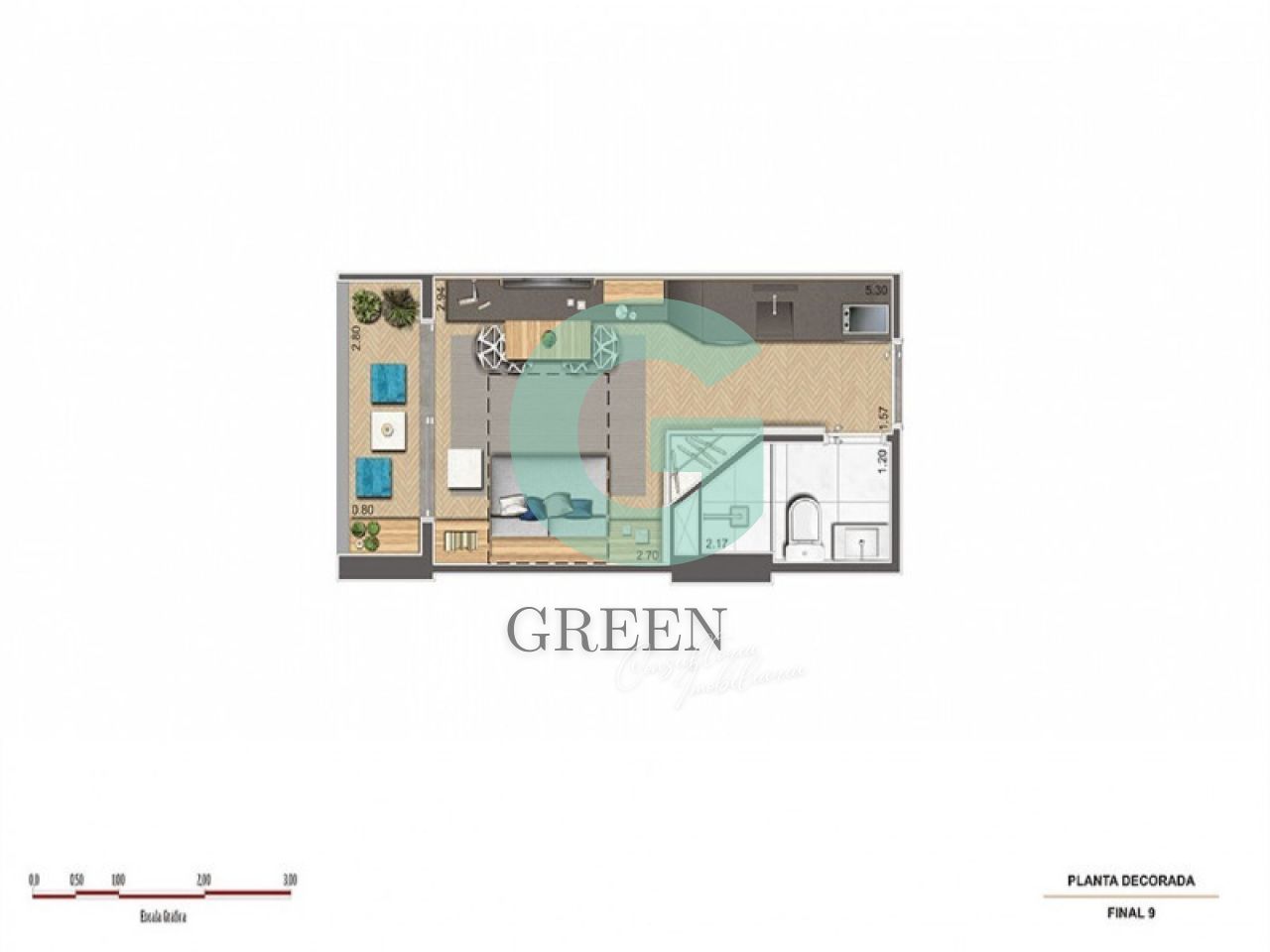 Apartamento, 1 quarto, 20 m² - Foto 8