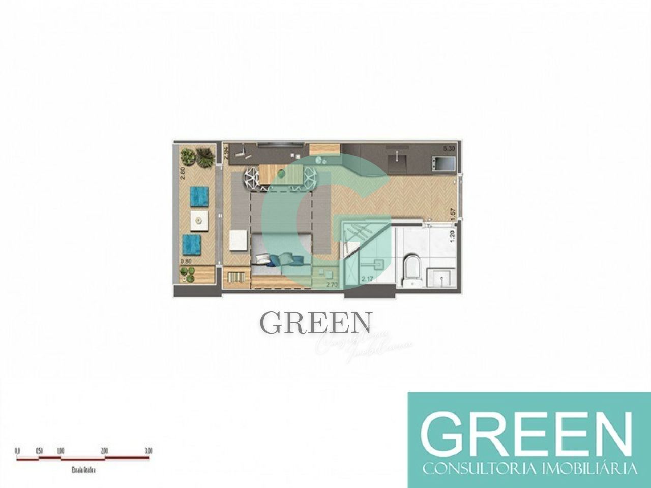 Apartamento, 1 quarto, 20 m² - Foto 8