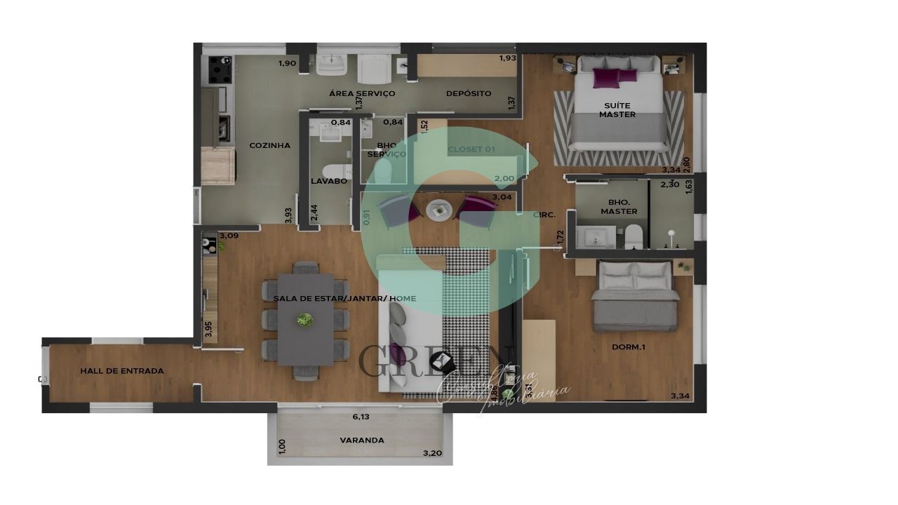 Apartamento, 2 quartos, 85 m² - Foto 46