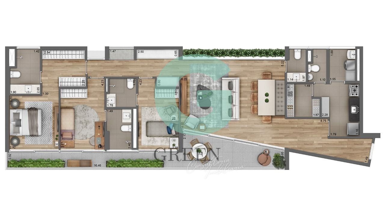 Apartamento, 3 quartos, 151 m² - Foto 5