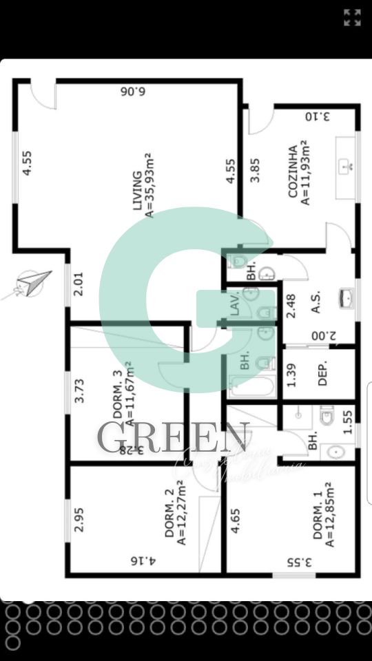 Apartamento, 4 quartos, 122 m² - Foto 19
