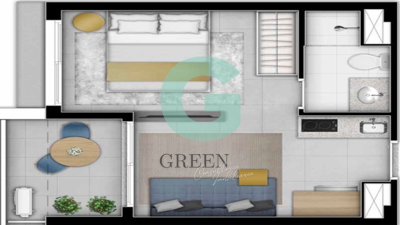 Apartamento, 1 quarto, 26 m² - Foto 7
