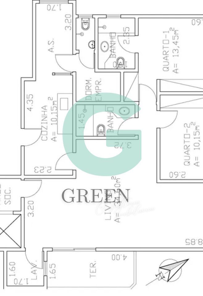 Apartamento, 3 quartos, 102 m² - Foto 7